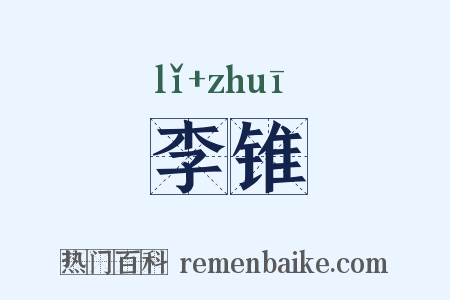 李锥是什么意思的图片